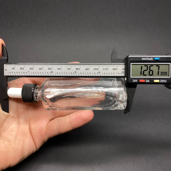 50 Ml Milano Model Cam Damlalıklı Şİşe , Plastik Kapaklı , 50 Cc Cam Damlalıklı Milano Şişe x 6 Adet - Resim 3