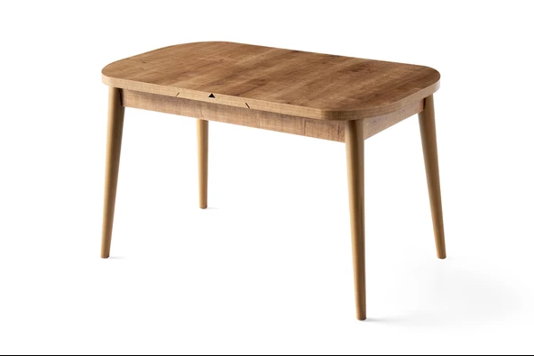 Venüs Açılır MDF Oval Mutfak Masası 80x130 - 5