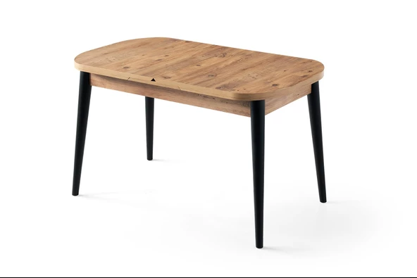 Venüs Açılır MDF Oval Mutfak Masası 80x130 - 1