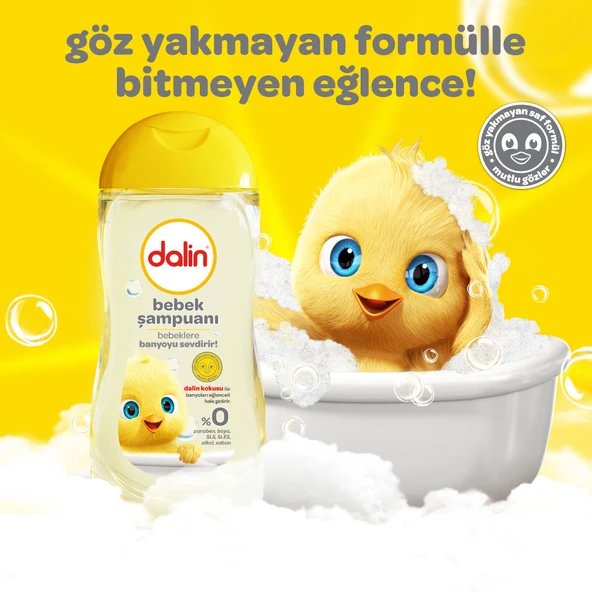 Dalin Bebek Şampuanı 200ML Klasik (4 Lü Set) - Resim 3
