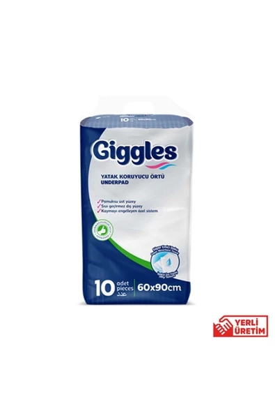 Giggles Yatak Koruyucu Örtü 60x90 10 Adet