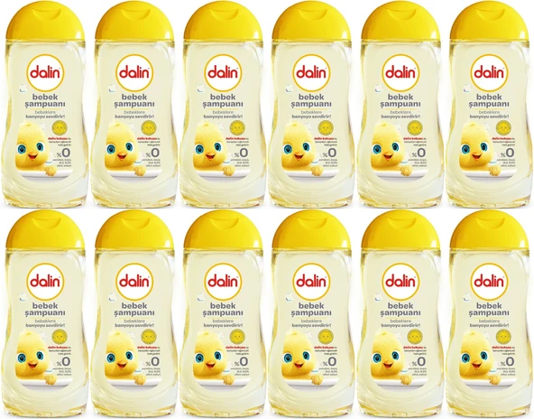 Dalin Bebek Şampuanı 200ML Klasik (12 Li Set)