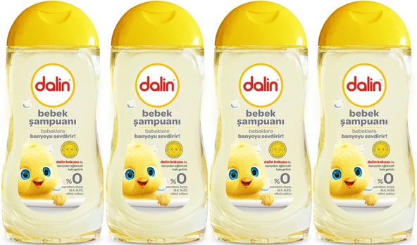 Dalin Bebek Şampuanı 200ML Klasik (4 Lü Set) ürün görseli
