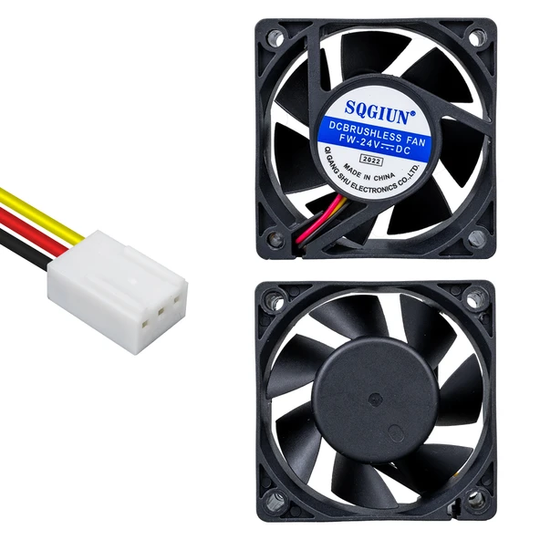 Powermaster IC-216A Fırçasız DC Fan 60X60x25mm 24 Volt 3 Pin