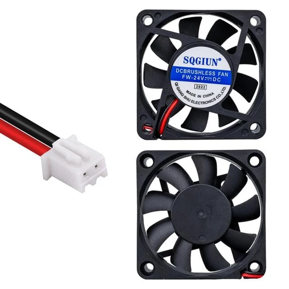 Powermaster IC-216A Fırçasız DC Fan 60X60x15mm 24 Volt 2 Pin - 4