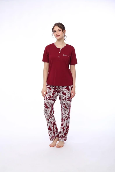 Pijadore 1424 Kadın Kısa Kollu Pijama Takım ürün görseli 1