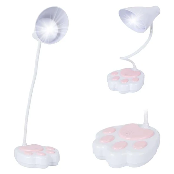 Powermaster JF-1623 20 LED'li 2.5 Watt Şarjlı Esnek Masa Lambası (OM-114) - Dokunmatik Ve USB Şarjlı - 3