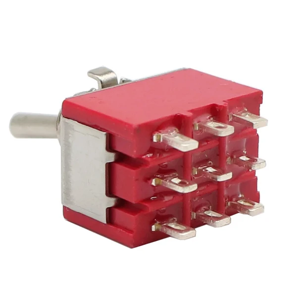 IC-148A 9 Pin Ø6mm On-Off Toggle Switch MTS-302 - 2