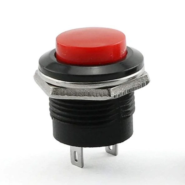 IC-180A Yuvarlak Ø16mm Push Buton R13-507 - Resim 2