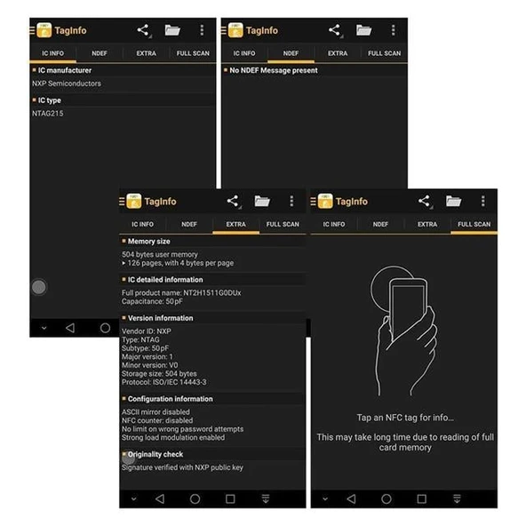 Powermaster ST-07792 NFC RFID 13.56Mhz Göster Geç Boncuk Personel Kilit Anahtar (KEYFOP-TAG Proximity) - 8