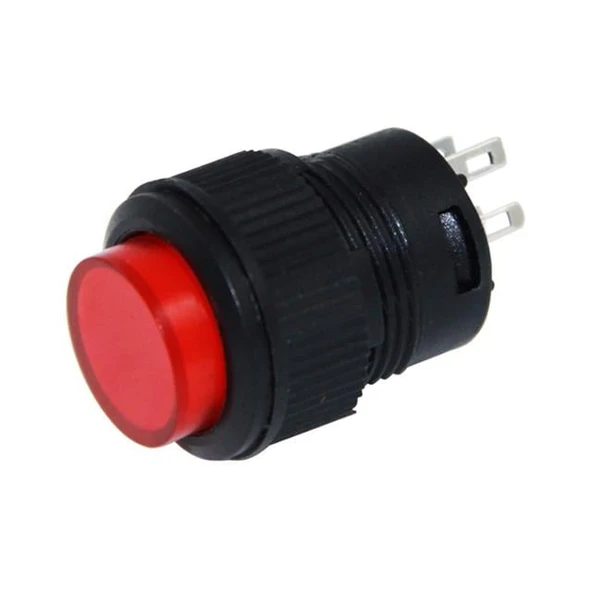 IC-180B Yuvarlak 3P Işıklı 16Mm Yaylı Buton - 2