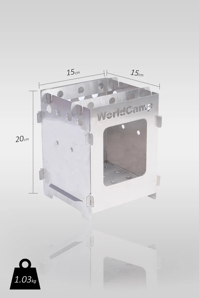 Kamp Portatif Çelik Ateş Kutusu