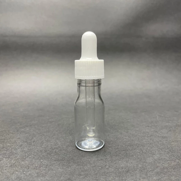 10 Ml Plastik Şişe Cam Damlalıklı  , Plastik Kapaklı , 10 Cc Cam Damlalıklı PE Şişe x 10 Adet