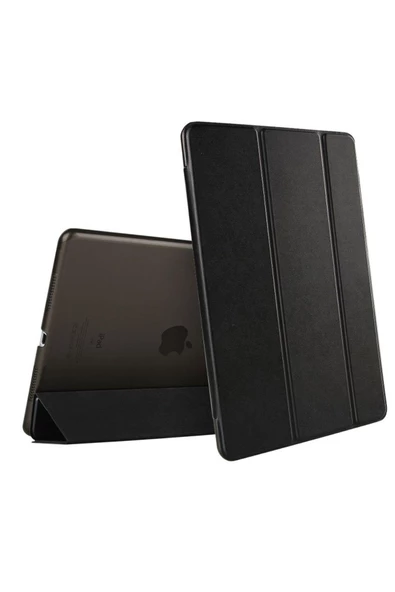 Apple Ipad Air 3 10.5'' 2019 (A2152-A2123-A2153-A2154) Smart Case Ve Arka Kılıf Siyah