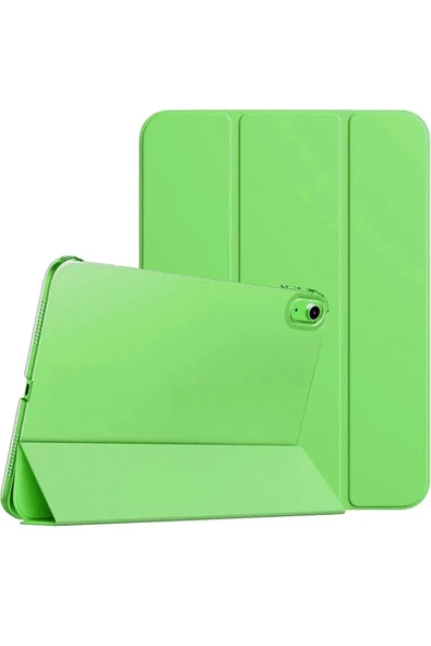 Apple Ipad Air 1 / 2 Ipad 5. / 6. Nesil 9.7 Kılıf Pu Deri Smart Case A1566 A1567 Yeşil