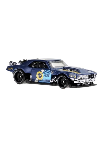 Hot Wheels Tekli Arabalar Custom '68 Camaro (1/64) HKG68 - Resim 3