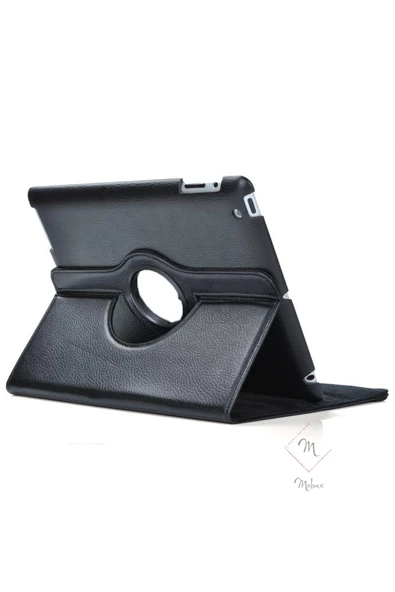 Apple Ipad Mini 5 Kılıf 360 Dönebilen Standlı Case A2133 A2124 A2125 A2126 Siyah