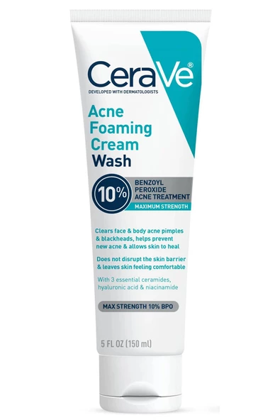 CeraVe Akne Karşıtı Köpüren Krem Yıkama 150ML