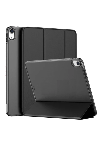 Siyah Apple Ipad Mini 5 Kılıf Pu Deri Smart Case A2133 A2124 A2125 A2126