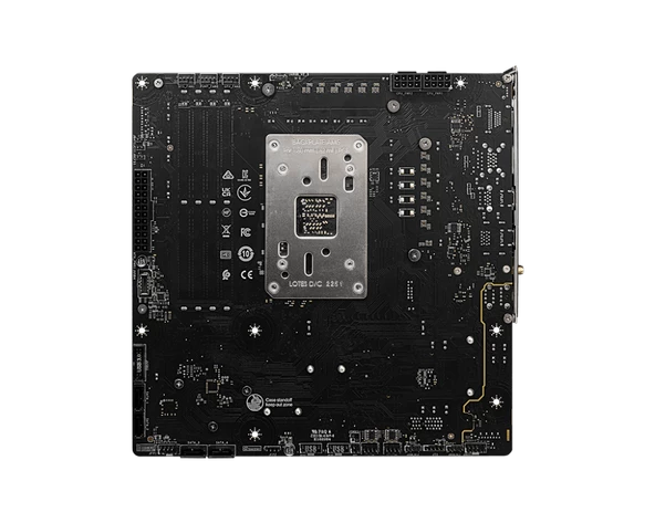MSI B650M PROJECT ZERO AM5 DDR5 7600MHZ(OC) HDMI DP M.2 USB3.2 2.5G LAN WI-FI 6E mATX - 3