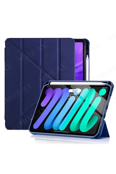 Apple Ipad Air 11Inç M2 2024 Kılıf Kalem Şarj Bölmeli Case A2902 A2903 A2904