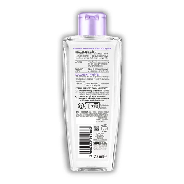 L'Oréal Paris Revitalift Filler Dolgunlaştırıcı Tonik 200ml - Hyaluronik Asit - 5