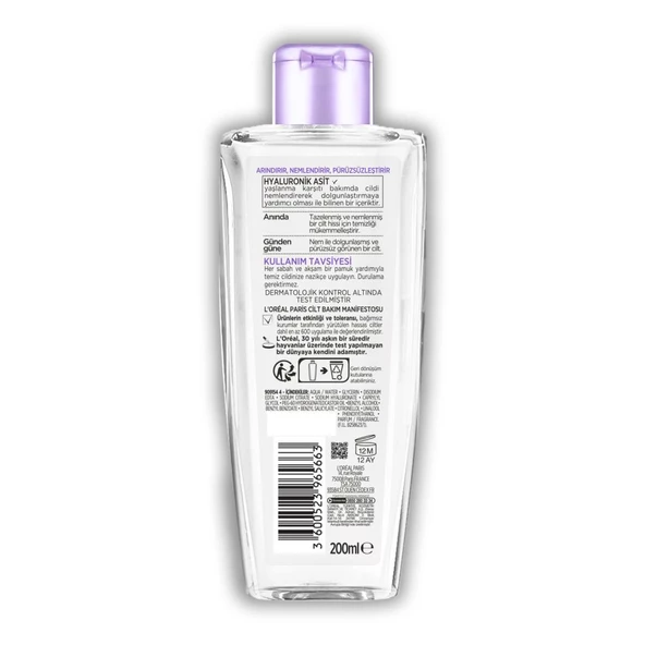 L'Oréal Paris Revitalift Filler Dolgunlaştırıcı Tonik 200ml - Hyaluronik Asit - 2