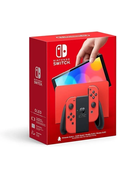 Nintendo Switch Oled Mario Kırmızı Edition Oyun Konsolu (İthalatçı Garantili)