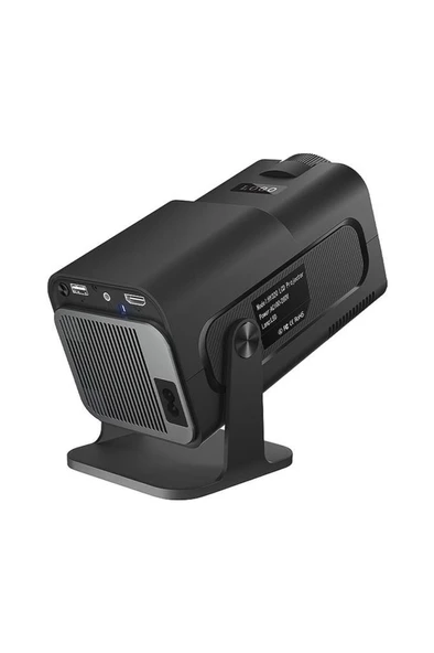 Torima  HY320 Siyah Taşınabilir Sinema Projektörü 4K 1080P Ev Sineması Bluetooth Android Akıllı Projeksiyon Wifi - 6
