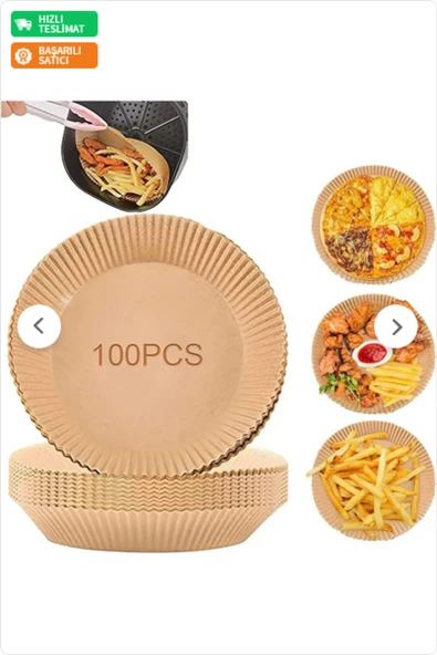 PİŞİRME KAĞIDI AİRFRYER XL XXL FRİTÖZ YAĞLI KAĞIT - 2