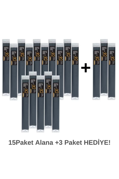Bemoold P (PP) Siyah Geniş Kaynak Elektrotu-15 Paket+3 Hediye - 1