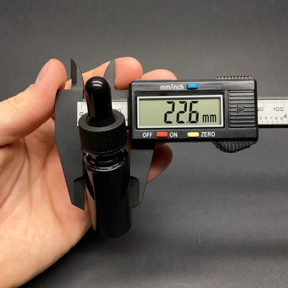15 Ml Plastik Siyah Şişe Cam Damlalıklı  , Plastik Kapaklı , 15 Cc Cam Damlalıklı PE Şişe x 10 Adet - 4