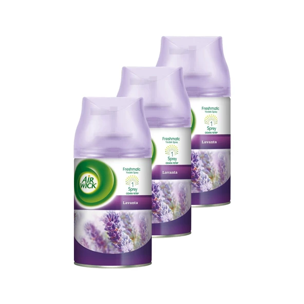 Air Wick Oda Kokusu Freshmatic Yedek Lavantalı 3 Adet