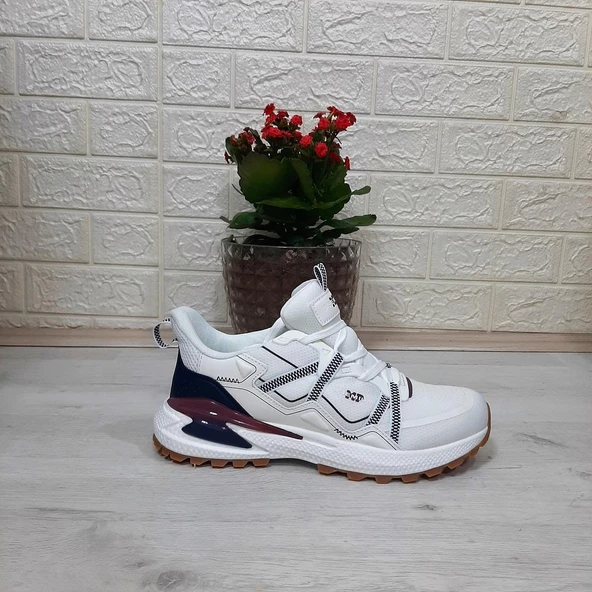 M.P. 1642 Beyaz Memoryfoam Kaydırmaz Rahat Spor Ayakkabı - 10