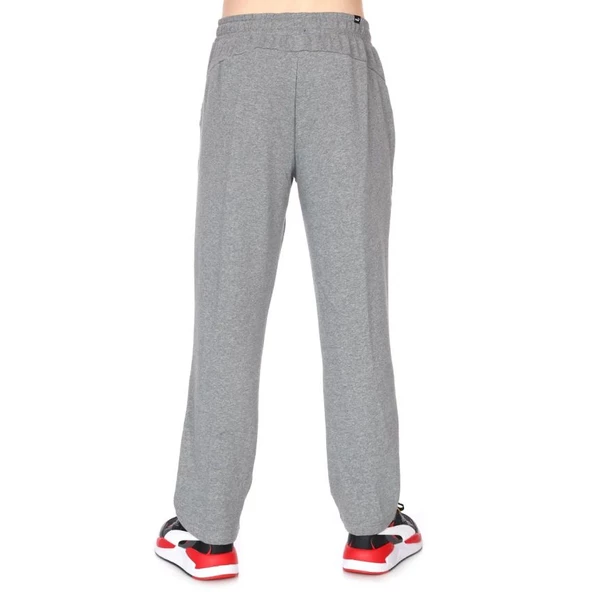 Puma Essential Logo Erkek Gri Günlük Stil Eşofman Altı 58672053 - 2