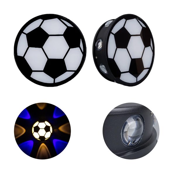 Ayt Powermaster Duvar Aplik Gün Işığı Mavi Futbol Topu Dekorlu Dekoratif Gece Lambası Led Aydınlatma 16x5 Cm