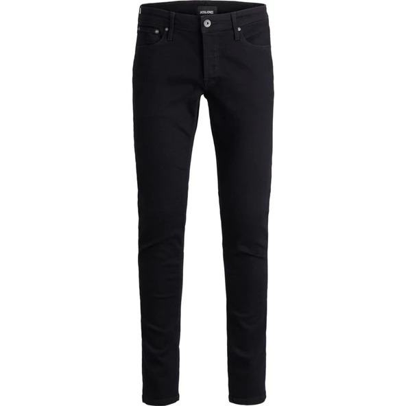 JACK JONES Glenn Model Siyah Dar Paça Kot Pantolon 12152346