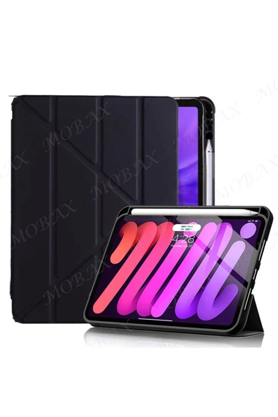 Ipad Air 11Inç M2 2024 Uyumlu Kılıf Kalem Şarj Bölmeli Case A2902 A2903 A2904