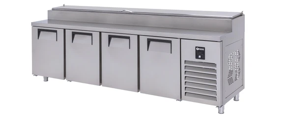 Iceinox Make Up Buzdolabı 650 Lt 4 Kapılı Kısa - Resim 2