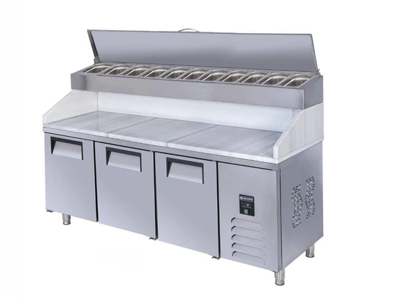 Iceinox Make Up Buzdolabı Mermerli 515 Lt - Resim 2