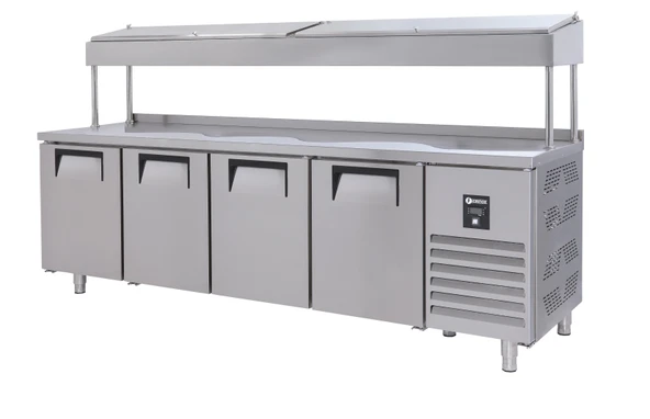 Iceinox Make Up Buzdolabı 560 Lt 4 Kapılı Yüksek - Resim 2