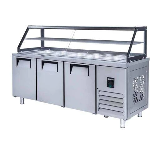 Iceinox Servis Buzdolabı 515 Lt 3 Kapılı Camlı ürün görseli 1