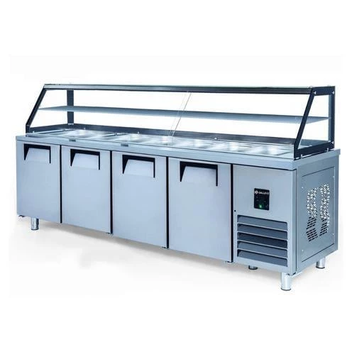 Iceinox Servis Buzdolabı 650 Lt 4 Kapılı Camlı