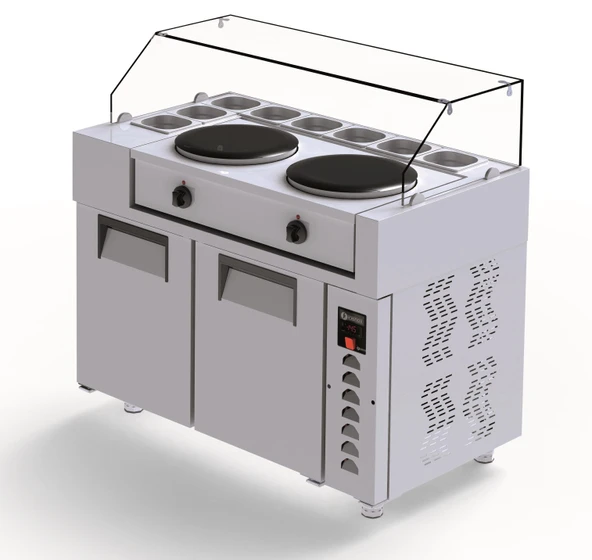 Iceinox Krep Buzdolabı 330 Lt 430 Çelik  Kaliteli ürün görseli 1