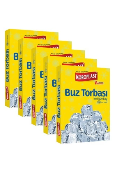 Koroplast Buz Torbası 196 Küp - 5 Paket