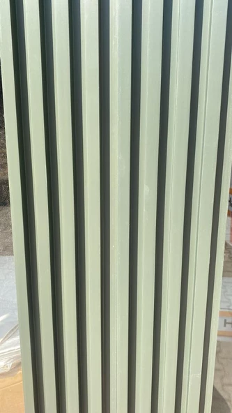 Renkli Duvarlar 16x290cm 1 Adet ATC Ördek Başı Yeşil Prefabrik Ofis Konut Dekoratif PVC Kaplama Lambiri Duvar Paneli - 5