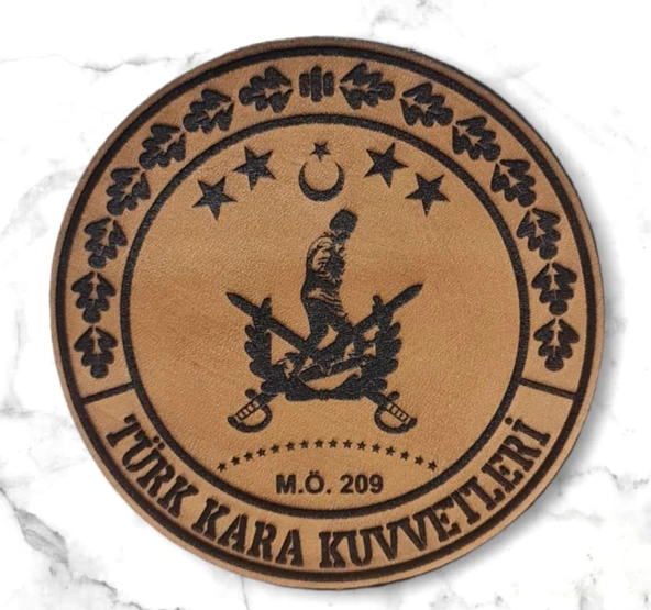 KARA KUVVETLERİ  Deri PEÇ - Arma - Leather Patch - Resim 2
