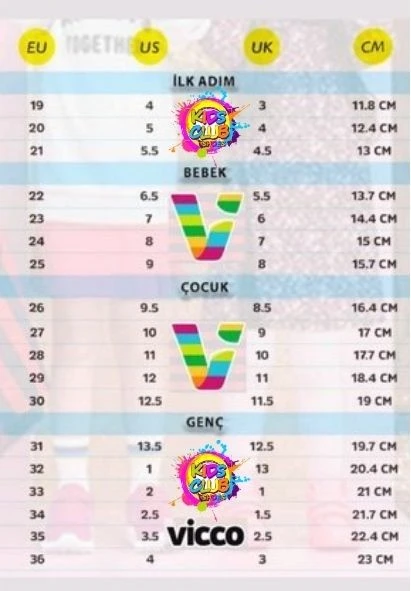 Vicco Maggie Işıklı Ortopedik Çocuk Spor Ayakkabı - 6