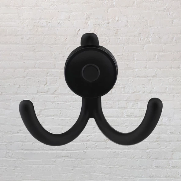 Hitit Askı Askılık Metal Siyah Vestiyer Duvar Askısı Dolap Elbise Askılığı - Resim 7