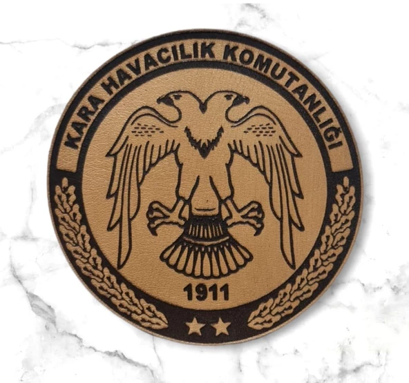 KARA HAVACILIK KOMUTANLIĞI  Deri PEÇ - Arma - Leather Patch - 3